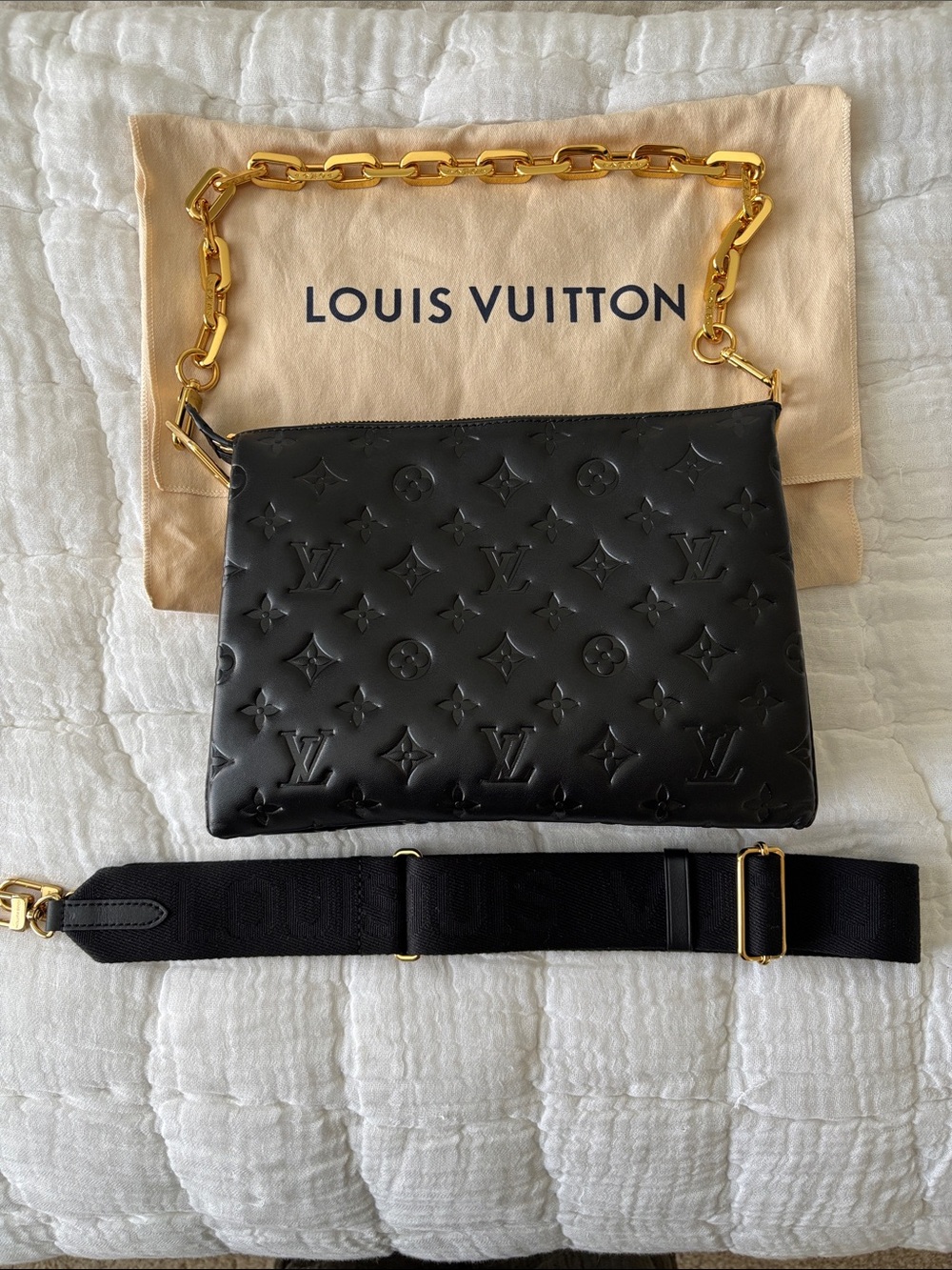 Louis Vuitton Coussin PM in Black